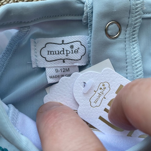 Infant Swim Rashguard Set by Mud Pie. Mermaid W/Tutu Bottom Design. NWT. 9-12M. - Picture 8 of 8